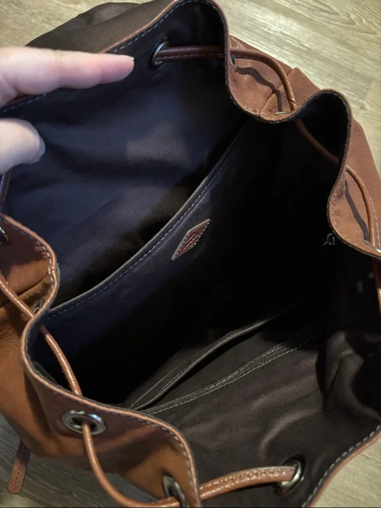 Fossil “Ridge” Leather Backpack - Picture 9 of 11